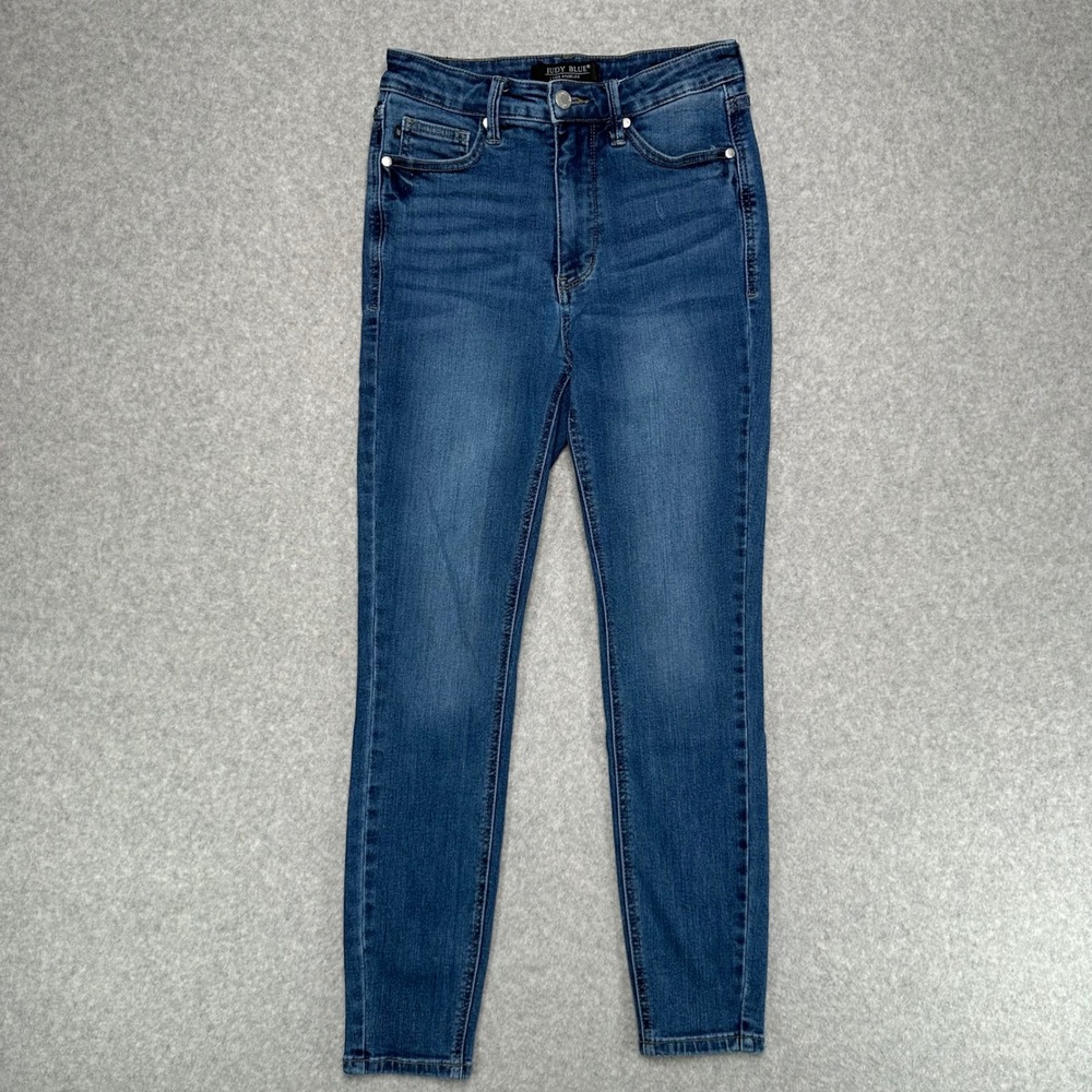 Judy Blue High Rise Skinny Jeans Medium Wash JB88799 MD Womens Size 5/27